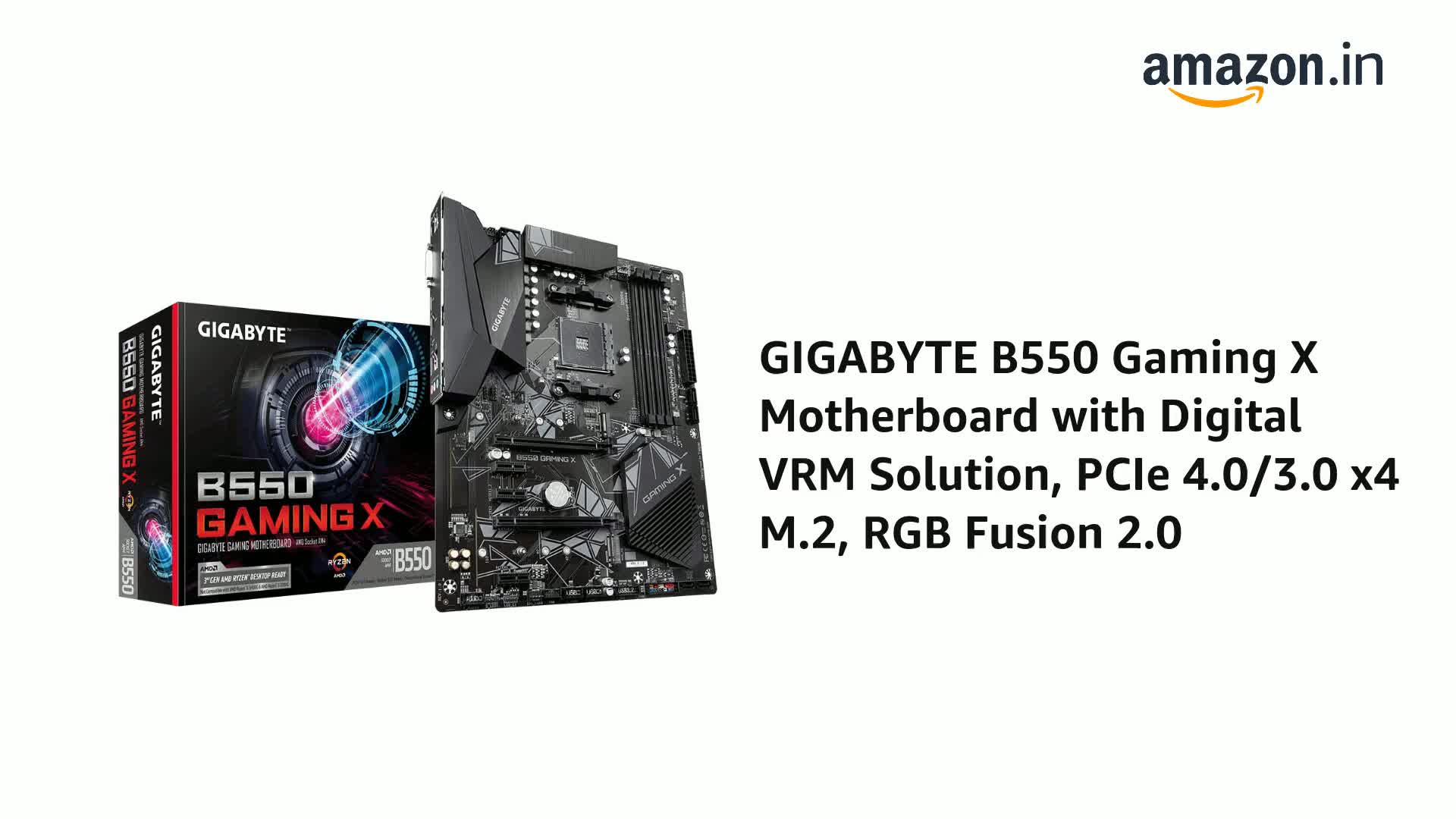 Amazon.in: Buy GIGABYTE B550 Gaming X Motherboard with Digital VRM
